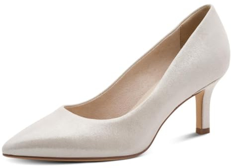 Tamaris Escarpins femme à talon aiguille cuir métallique 38 EU