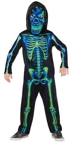 Rubies Neon Green Skelett Kids Fancy Dress, Multi