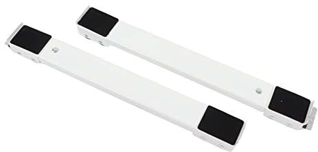 Attrezzatura Estensibile Smorzamento Rulli Antiscivolo 1 Paio Carrello Portaoggetti 150 Kg Supporto Mobile per Frigorifero