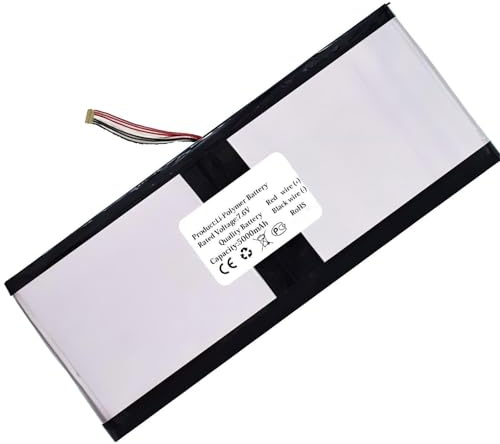 Compatibile con Microtech EBL14 Notebook, Batteria for laptop 7.6V 5000mAh con spina di ricambio a 7 pin e 7 fili