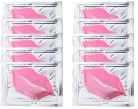 FRCOLOR Mascarilla Labial para Labios Secos y Agrietados, 15 Piezas de Colágeno Rosa Hidratante y Nutritiva Antiarrugas para Uso Diario