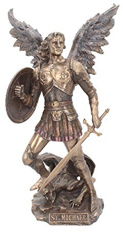 Nemesis Now Arcángel Miguel Figura 38,5 cm Bronce