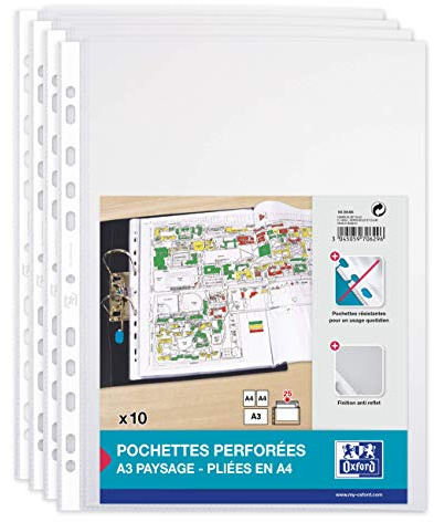 ELBA Prospekthülle, DIN A3 quer, PP, 0,09 mm, genarbt