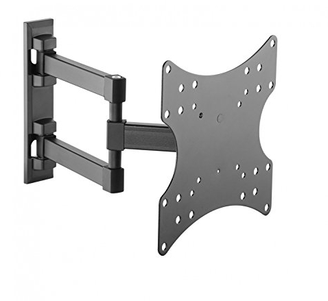 RICOO Support Murale TV Orientable S7722 Inclinable Universel 23-42 (58-107cm) Fix ation Mural Télévision LED/LCD/Incurvée VESA 200 x 200 Noir