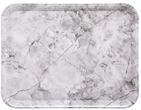 Five Simply Smart - Plateau de Service Effet Marbre Mela 43cm Blanc