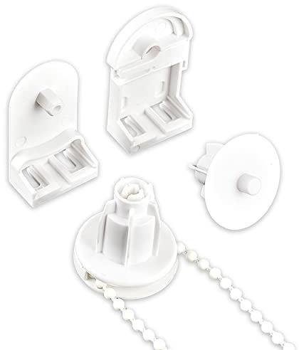 Roller Blind Fittings,Blind Brackets 25mm Child Safe Plastic Spare Roller Blind Replacement Repair Kit for Windows Eplacement Repair