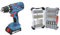 Bosch Professional 18V System GSR 18V-21 Cordless Combi Drill (excluding Batteries and Charger, in L-BOXX 136) + 43x Extra Hard Screwdriver Bit Set (197 x 110.5 mm, Accessories)
