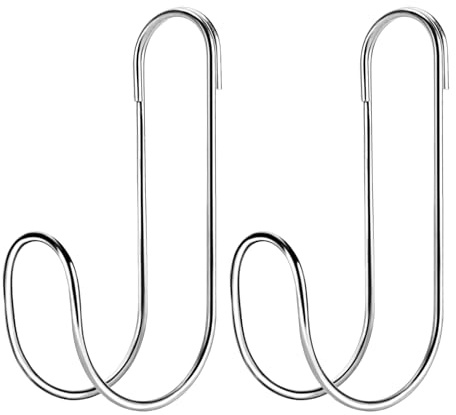 Genérico Soporte Para Manguera De Jardín | Organizador De Tuberías Juego De 2,Ganchos De Acero Inoxidable Para Almacenamiento En Garaje Jardín Granja Y Áreas Exteriores