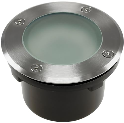 Taklampa GX53 BEL R rund rostfritt stål IP65