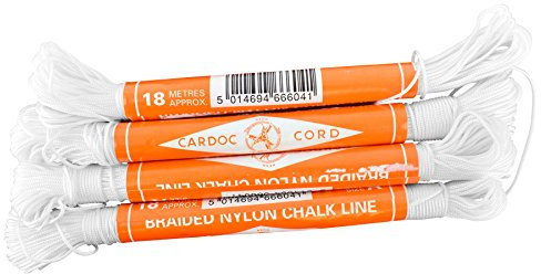 Cardoc Cord Braided Nylon Chalk Brick Line Size A 18m Building (4 Pack) TE239 by Cardoc