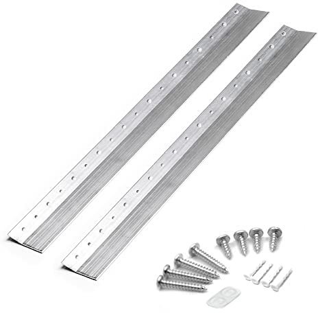 French Cleat Hanger 45,7 cm – Bilder-, Spiegel-, Whiteboard- oder Kopfteil-Wandhalterungen – Z-Stange Aufhänger unterstützt 40,8 kg