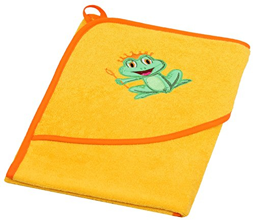 Betz Kapuzenbadetuch Kinderbadetuch Frosch KÖNIG 100% Baumwolle Kapuzenhandtuch Kapuzenbadetuch Kapuzentuch