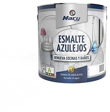 Esmalte Azulejos al Agua de Gran Adherencia para Interior y Exterior. Acabado Mate. 750 Mililitros. Color Aquarela