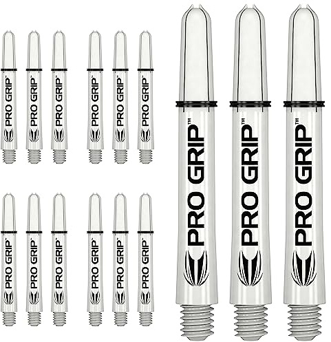 Target Darts 5 x Sets of White Pro Grip Shaft Intermediate - 15 in Total…
