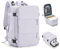 HPLQQ Mochila Viaje Cabina Avion 40x20x25 para Ryanair Mochilas para Mujer Bolsa de Cabina Equipaje de Mano Cabina Avion Mochila de Senderismo Mochila Impermeable Cabina Mochila,C9-púrpura