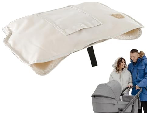 Walopola Kinderwagen-Handmuff | Anti-Freeze-Winddichte Winter-Kinderwagen-Handstulpen, warme Kinderwagen-Handwärmer für den Winter, lässt sich leicht an Kinderwagen, Eltern und Betreuer befestigen