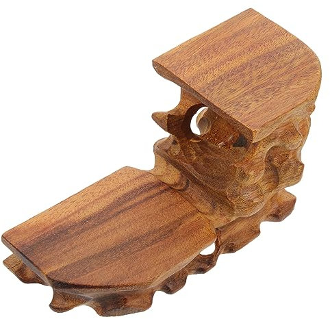 TOYANDONA Base di Vaso in Legno Massiccio in Piedi espositore di Grandi Dimensioni Alto alzate Supporto in Legno per Esposizione Supporto per Vaso di Fiori Gelso Verde