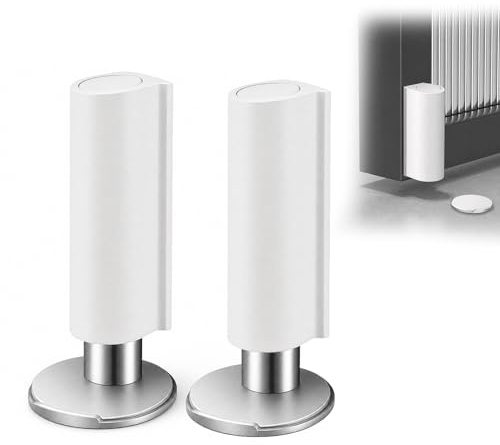 TTTWWW Fermaporta Magnetico, 2 Pezzi Fermaporta da Pavimento Adesivo, Blocca Porta da Pavimento, Fermaporte da Terra, Door Stopper, Ferma Porta da Pavimento, Senza Fori Acciaio Inox, per Casa, Hotel