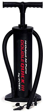 Intex Double Quick III Swimming Pool Inflatable Float Hand Air Pump - 68615E