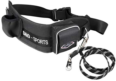 Europet Bernina 313-415283 D&D Sports Joggingleine 110cm, Farbe schwarz