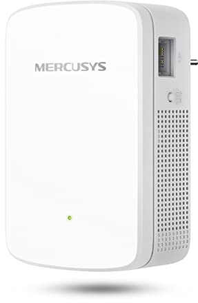 MERCUSYS ME20 - Repetidor WiFi AC750, Amplificador WiFi, Doble Banda 5GHz/2.4GHz, Puerto Ethernet, Modo Punto Acceso, Indicador Señal luz, Plug & Play, Compatible con todos Dispositivos WiFi