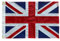 Homissor Drapeau britannique en coton 7,6 x 12,7 cm Drapeau anglais Union Jack Angleterre brodé à rayures cousues Drapeau du Royaume-Uni Royaume-Uni Drapeau du Royaume-Uni Drapeau du Royaume-Uni