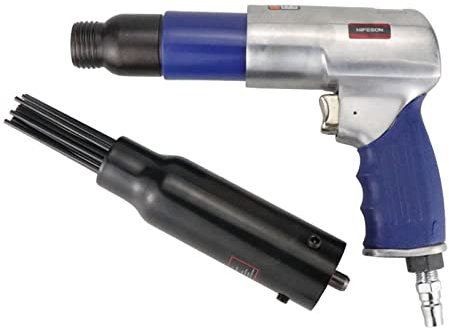 Ensemble de burins à marteau pneumatique Pistolet à aiguilles d'air pneumatique Pistolet d'élimination de la rouille 250H Hammer à l'air Petits outils de démolition de rouille Léger, compact