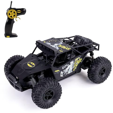 TURBO CHALLENGE - Buggy Iron Batman - Licence Officielle DC Batman - Elite - 099347C - Voiture Télécommandée - Noir - 1/16 - Piles Incluses - Métal - Jouet Enfant - Cadeau - À Partir de 8 Ans