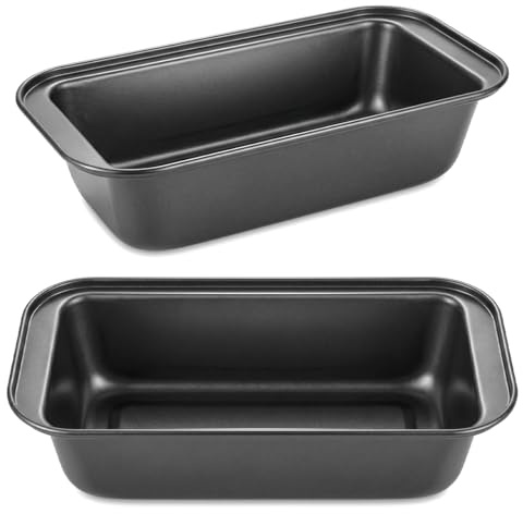 2 Piezas Molde Rectangular, Molde para Pan, Molde Plum Cake, Mold Horno, Mold Bizcocho Rectangular, Moldpara Bizcocho para Hornear Pan, Pasteles, Tostadas