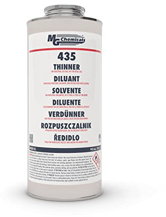 MG Chemicals Thinner Cleaner Solvent Liquid, 945mL Liquid Metal Can