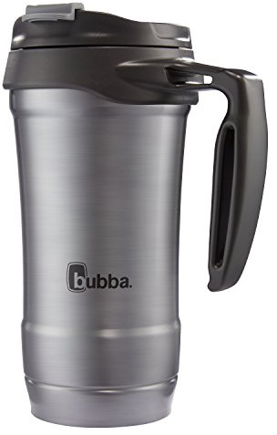 Bubba HERO Vacuum-Insulated Stainless Steel Travel Mug with Handle, 18 oz, Gunmetal
