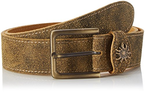 Werner Trachten Unisex Gürtel Trachtengürtel, Braun (Braun Lr 101), 105 (Manufacturer Size:105)