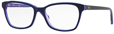 Ray-Ban Damen 0RX 5362 5776 54 Brillengestelle, Blau (Topo Blue/Lt Blue/Transp Violet)