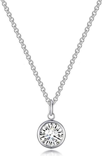 Philip Jones Crystal Necklace Created with Zircondia® Crystals