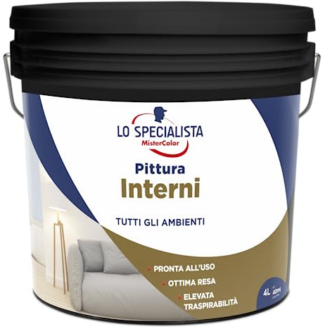 Lo Specialista Mistercolor Pittura Interni Bianca 4 L