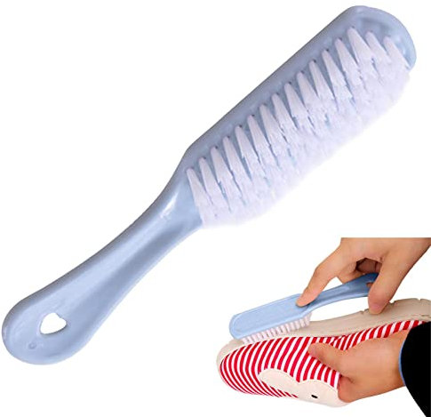 Fulenyi Spazzola Morbida per Scarpe – Spazzola Morbida – Pulitore per Scarpe da Ginnastica – Manico Curvo, Facile da Appendere, Non Facile da Rompere per Scarpe, Scarpe Sportive, Stivali, Scarpe da