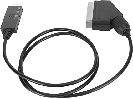 Interfaz Multimedia HD a Cable Scart, Definición Estándar 480i 576i, Convertidor HDMI Compatible con PAL NTSC HD a Cable Adaptador Scart para TV VHS VCR DVD