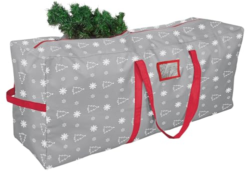 YiYa Aufbewahrungstasche für Tannenbaum Aufbewahrungstasche künstlicher Weihnachtsbaum Tannenbaum Tasche wasserdichte Weihnachtsbaum-Aufbewahrungstasche （Grau）