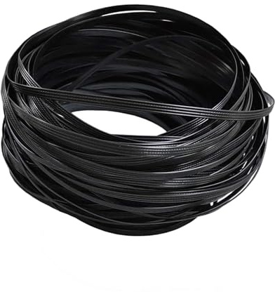 jackfru In rattan sintetico, 70 m x 8 mm, strisce leggere per riparazioni di mobili in rattan, intrecciate in plastica per mobili, sedie da giardino, tavoli, cesti di stoccaggio, case e riparazioni