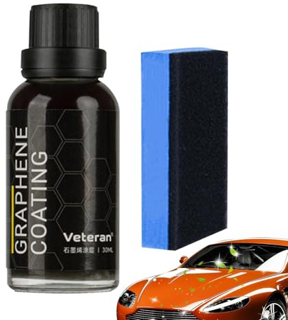 Cubro De Grafeno De Automóvil: 30 Ml De Capa De Cerámica Del Vehículo, Spray Nano Protectora | Protección De Superficie Portátil Para Automóviles, Potenciador De Brillo Anti-scratch, Líquido De Capa R
