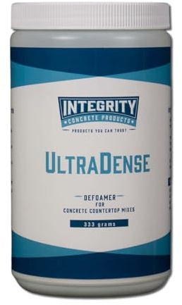 Integrity Concrete Products UltraDense Defoamer for Concrete Countertop Mix, Professional Grade Concrete Additive, 0.05-0.2% Dosage