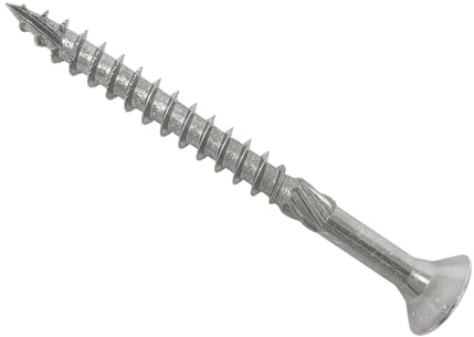 Forgefix Viti per esterni Pozi 6,0 x 60 mm, scatola da 100 pezzi, fissaggi resistenti alla corrosione, ideali per legname, terrazze, recinzioni e progetti di costruzione all'aperto.
