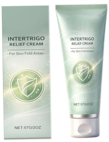 Crema Intertrigo, loción corporal hidratante suave con arginina óxido de zinc 57 g tamaño de viaje para piel seca, crema de alivio para el cuidado inferior