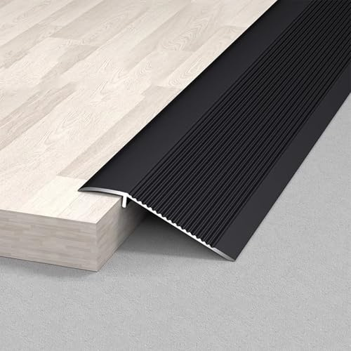 Kakelklipp, 90 cm aluminiumgolv övergångsremsa, golvreducerare, tröskelramp, lämplig för dörröppningar laminatplankor, brygga höjden mellan 0,8-4,5 cm