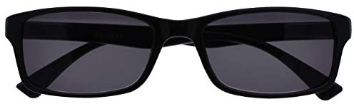 OPULIZE La Société Lunettes De Lecture Noir Lecteurs Soleil UV400 Designer Style Hommes Femmes S92-1 +3,00