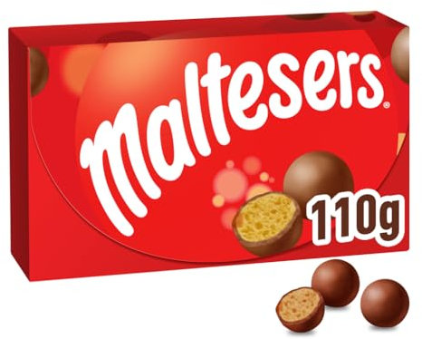 Maltesers Chocolate Gift Box, Milk Chocolate & Honeycomb, 110g, Ideal for Gift, Snacks and Sharing