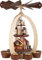 Erzgebirge Palast 3-stöckige Pyramide Weihnachtsmarkt - Exklusiv - 44 cm