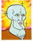 Hot Topic SpongeBob SquarePants Handsome Squidward Mini-Leinwandkunst, mehrfarbig