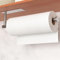 Küchenrollenhalter – selbstklebend oder bohrbar, Silber Papierhandtuchhalter zur Wandmontage für die Küche, Küchenrollenspender aus Edelstahl SUS304 unter dem Schrank