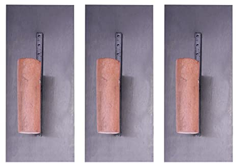 LYONCORE Putzkelle Edelstahlkelle BAU-Wandkelle, Edelstahl-Betonkelle, Spachtel mit Holzgriff, Ziegelmörtel, Zement, Handkelle for Zuhause, Geschäft, Edelstahl-Spachtel, Schaufel